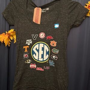 Women's Black SEC Short Sleeve Tee